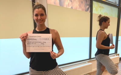 Spendenaktion im Yoga Studio