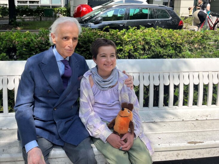José Carreras und Lena in der Berliner Charité