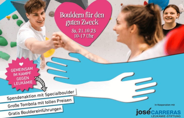 Bouldern gegen Leukämie, Spendenaktion in München