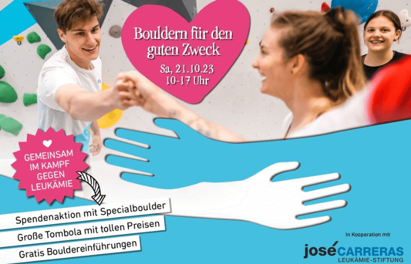 Bouldern gegen Leukämie, Spendenaktion in München