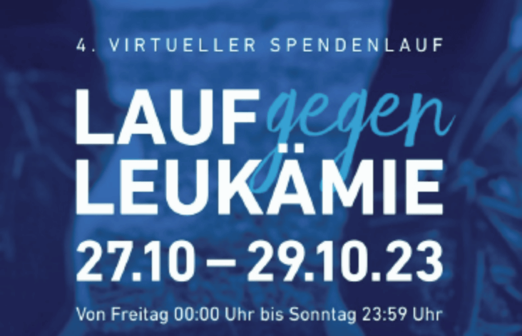 4. virtueller Lauf gegen Leukämie 2023