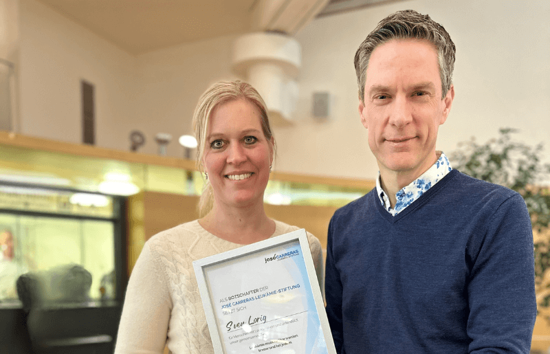 Sven Lorig Botschafter der José Carreras Leukämie-Stiftung