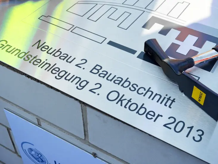 2013 Jena Grundsteinlegung Station für Stammzelltransplantationen, Jena