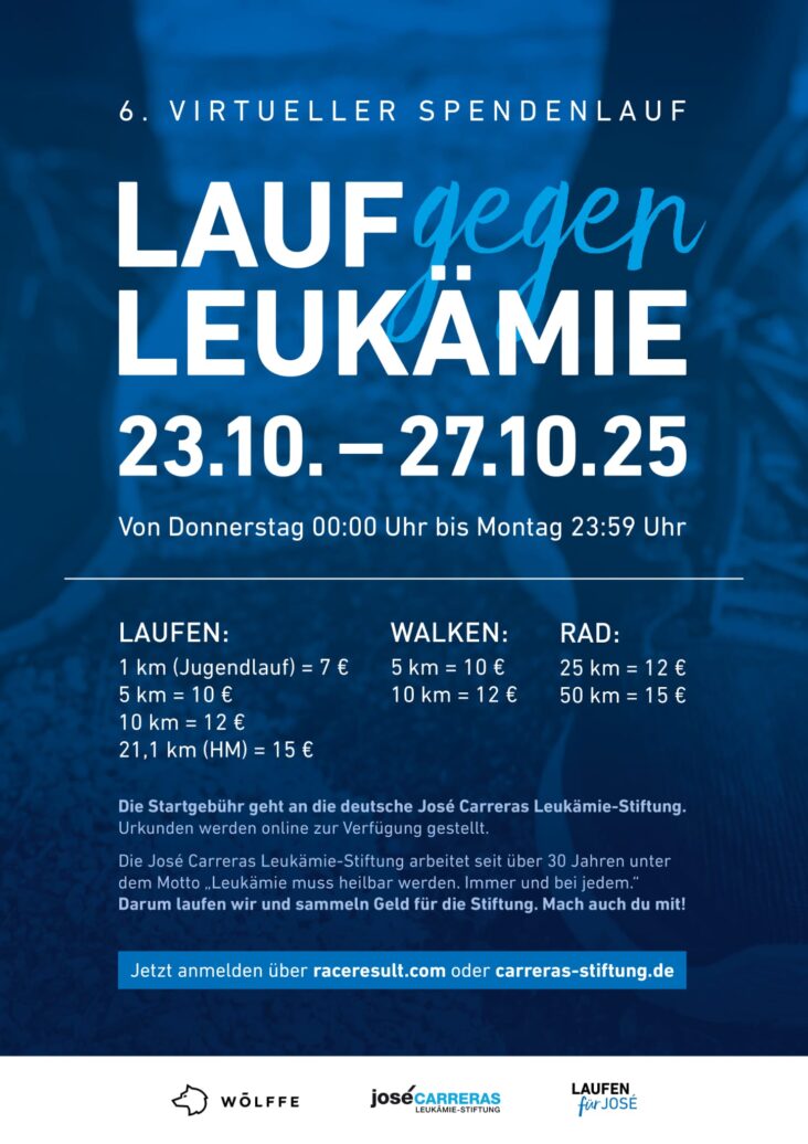6. Spendenlauf gegen Leukämie, Webcover