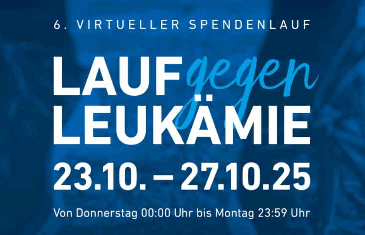 6. Virtuellen Spendenlauf gegen Leukämie